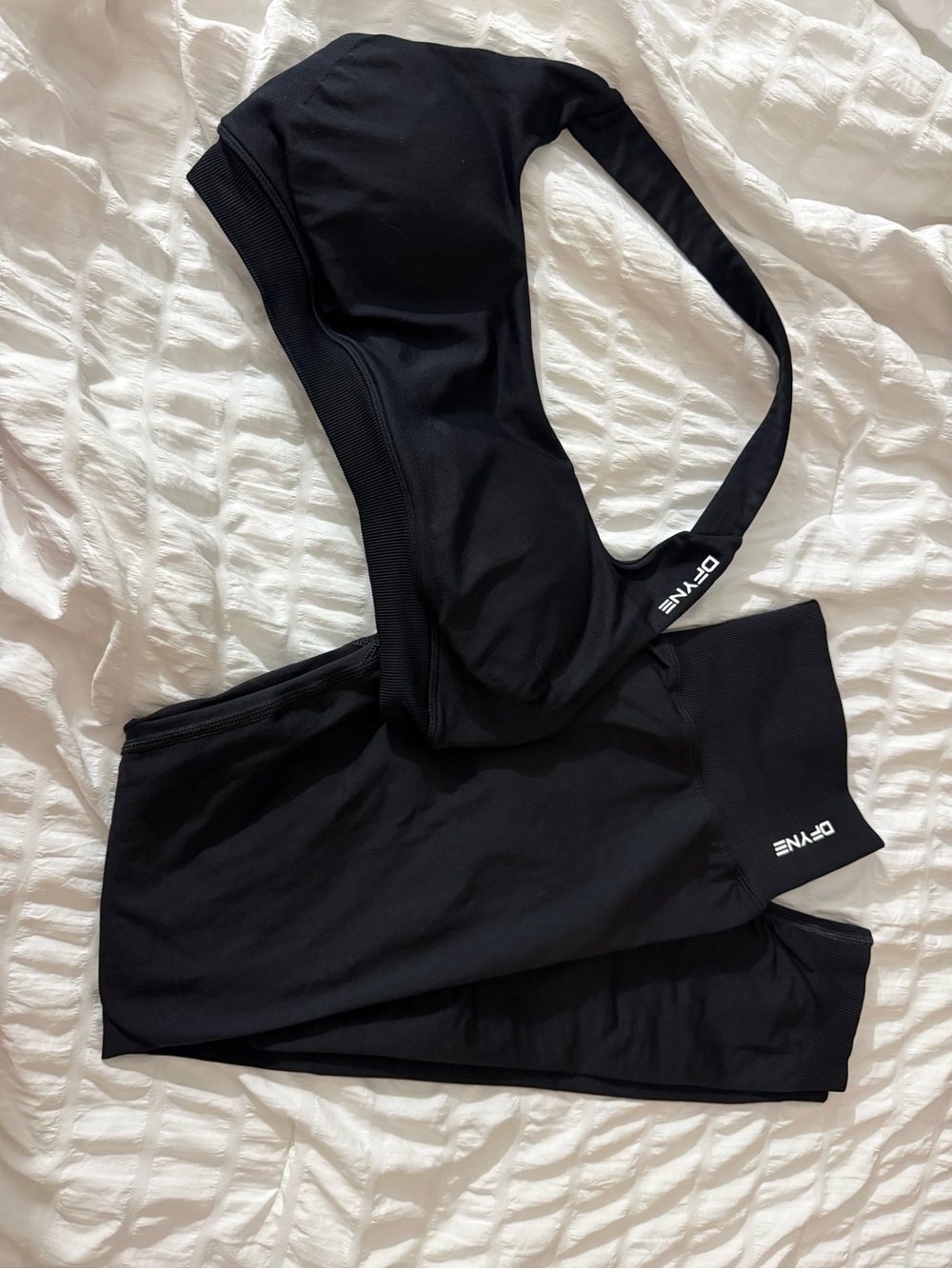 DFYNE halter bra and defy leggings